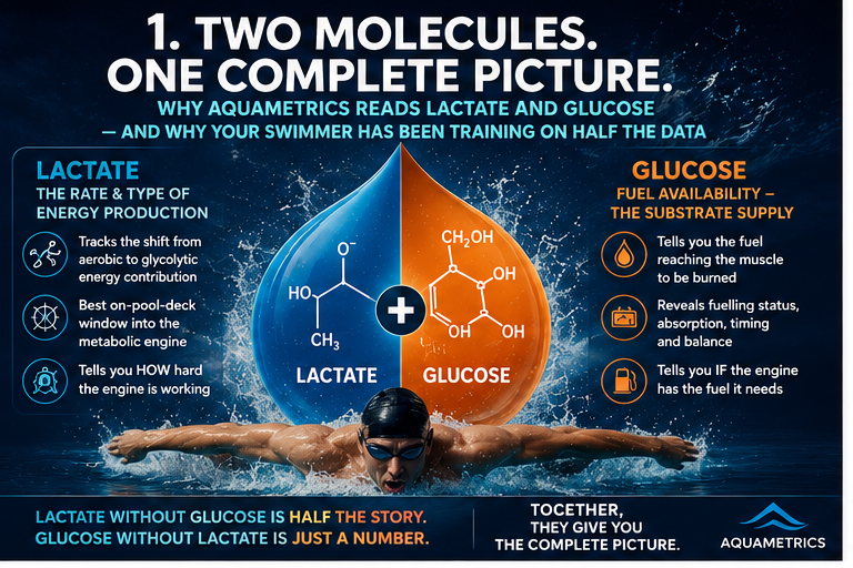 Two molecules, one complete picture — why AquaMetrics reads lactate and glucose together